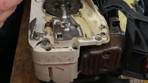 Stihl MS362 Oil pump, chain Brake