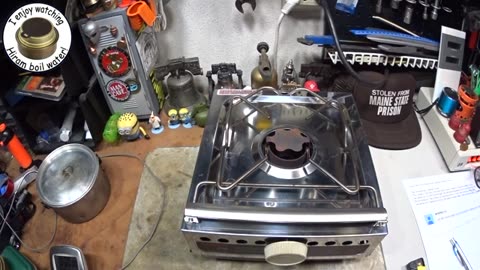 Origo 1500 Non-Pressurized 1-Burner Alcohol Stove - Boil Test #2