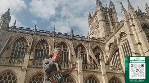 Jazz Nano Street Edition: Busking in Bath, England: 2025 Tour in UK