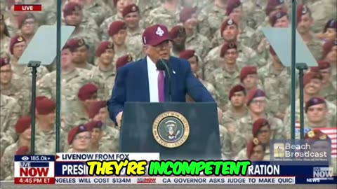 President Trump tells us Newom and Bass paid the insurrectionist, agitators at the riot