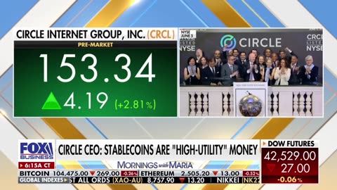 The CEO of Circle states that we are still in the very early phases of this market sweet spot.