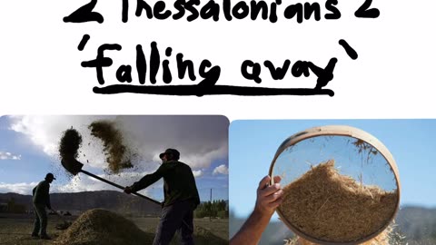 Falling away equals rapture one way or another