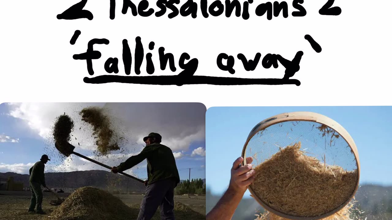 Falling away equals rapture one way or another
