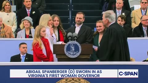 Abigail Spanberger sworn in as 75th governor of Virginia