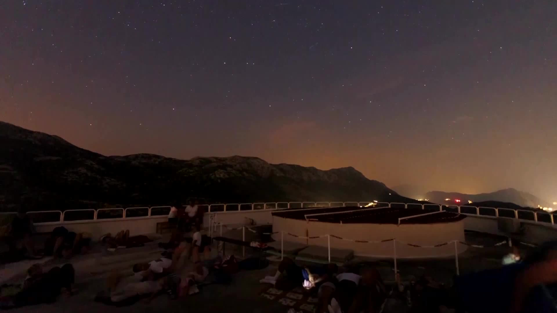 Stargazers watch the Perseid meteor shower across Balkans