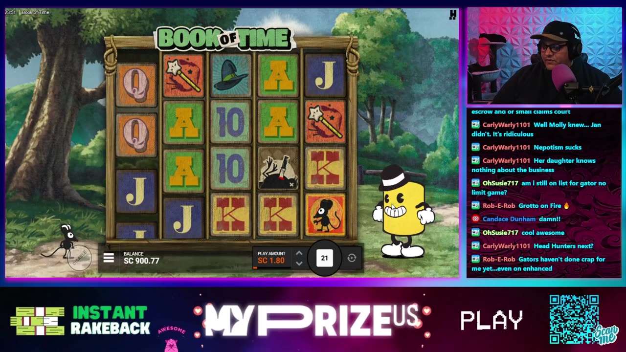 Live On Myprize! You Can Play Along!