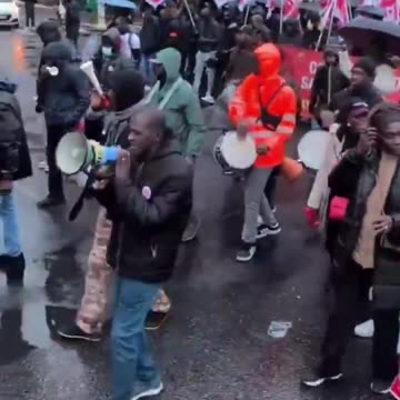 Asylum seekers in France want documents and a home.