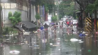 Enhanced monsoon rains trigger flooding across the Philippines