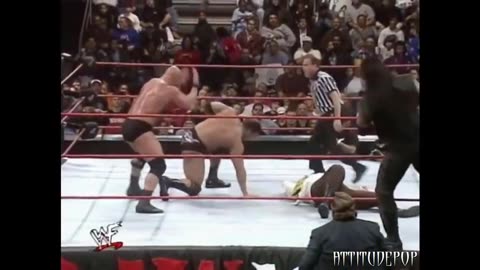 WWF Raw is War 12/7/98 - Stone Cold & Mankind vs The Undertaker & The Rock (1998)