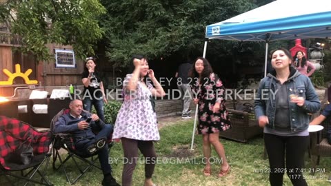 Karaoke Birthday Berkeley 8.23.25 by DJTUESE@GMAIL.COM