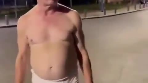 Israeli Runs to Shelter in Underwear During Iranian Missile Attack!