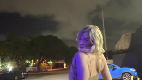 Adorable tgirl in the street
