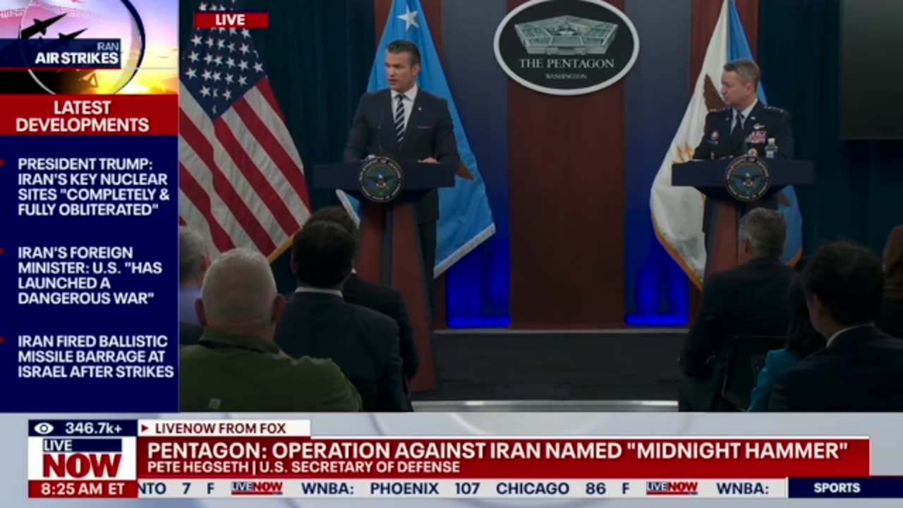 Defense Secretary Pete Hegseth & JCS Secretary Takes Questions From The Media