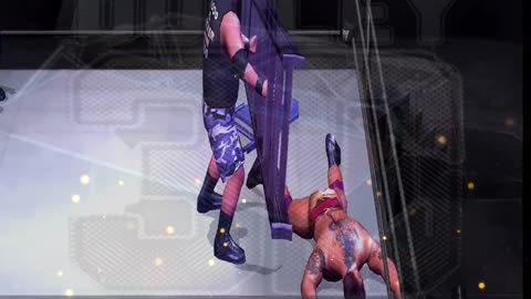 Buh Buh Ray dudley vs BATISTa TLC π🪜🪑 SmackDown Here Comes the Pain # Buh buh cutter