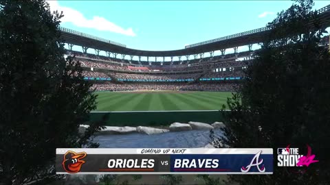 MLB The Show 24 Orioles Away Braves Home