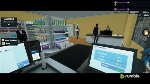 (Run to 100 follows! ) CHILL STREAM 3: super market simulator