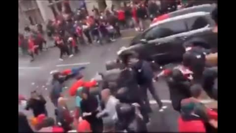 Car Drives Into Crowd At Liverpool Premier League Title Win Celebration
