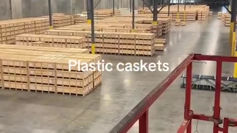 What are all the plastic caskets for in Atlanta?