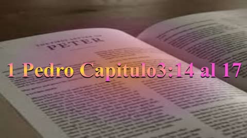 Estudio,1 Pedro 3 : 14 al 17