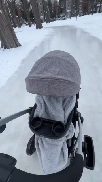 Ice Skating With a Baby Stroller