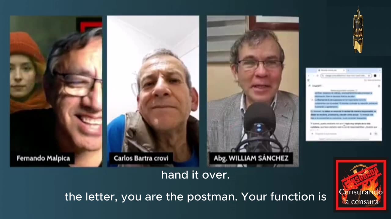 Censurando la censura 27 de Agosto 2025
