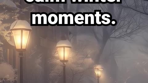 Subscribe for more calm winter moments #peacefulsleepmusic #healingsleepmeditation