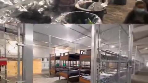 Illegal alien detention center - Trump vs Biden