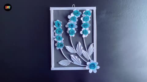 Transform Your Walls! 🌸 Easy Paper Craft Wall Hanging | DIY Home Decoration Ideas