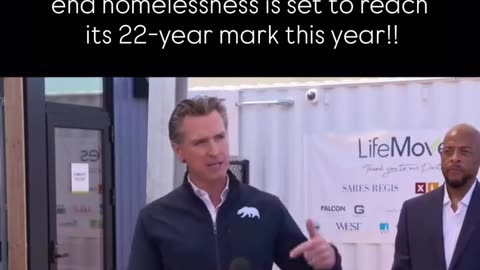 Gavin Newsom’s 10-year plan to end homelessness in San Francisco hits 22 years this year.