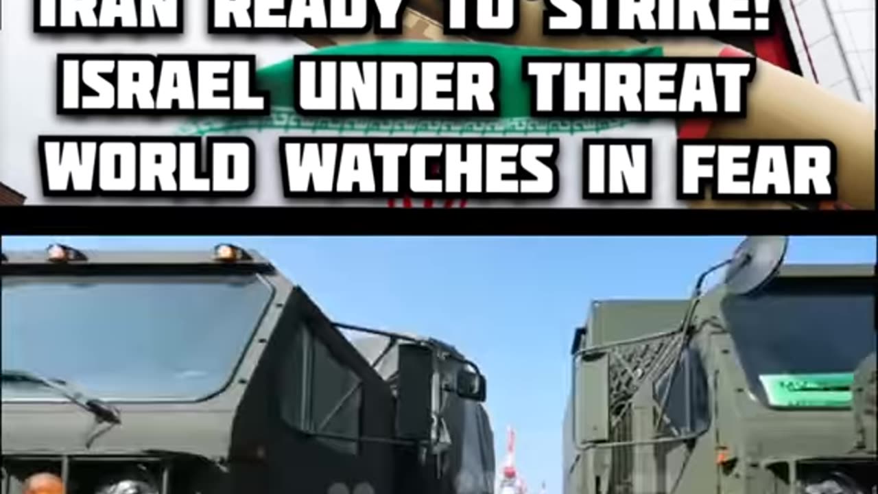 RAN READY To STRIKE ISRAEL UNDER THREAT WORLD WATCHES IN FEAR.