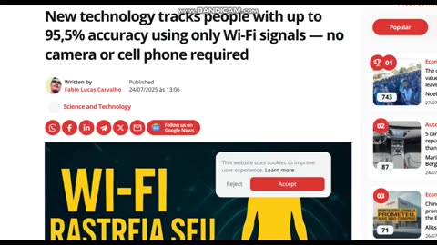 YOU ARE TRACKED AND IDENTIFIED VIA WIFI _ WIRELESS SIGNALS - AND THE MEDIA ADMITS IT