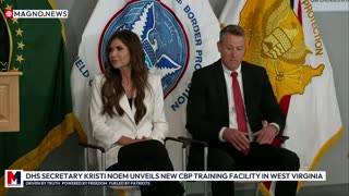 🇺🇸 DHS Sec. Noem, Sen. Capito & Rep. Moore Unveil New CBP Training Facility in West Virginia [LIVE]