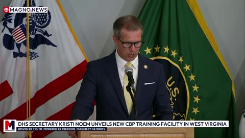 🇺🇸 DHS Sec. Noem, Sen. Capito & Rep. Moore Unveil New CBP Training Facility in West Virginia [LIVE]