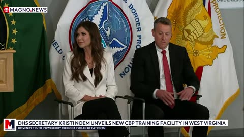 🇺🇸 DHS Sec. Noem, Sen. Capito & Rep. Moore Unveil New CBP Training Facility in West Virginia [LIVE]