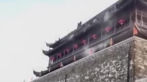 Roof of historic 600-year-old tower collapses