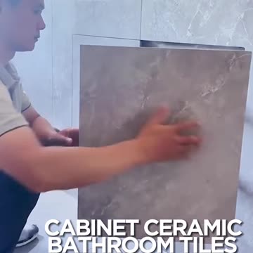 Keep your bathroom looking nice with ceramic tiles 👌