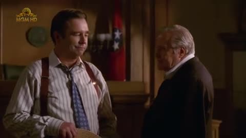 The final scene of ''Inherit The Wind'' (1999)