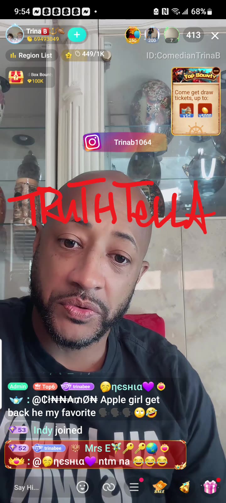 PEDOPHILE FLOP TRINA B AKA STUTTERING STANLEY RETARD #1 SAYS MESSY CALLER IS RETARDED, HAS SOCIAL ANXIETY & PLAYS ON SISTER GIRL MENTAL ISSUES BECAUSE OF HIS OWN MENTAL DEFICIENCY