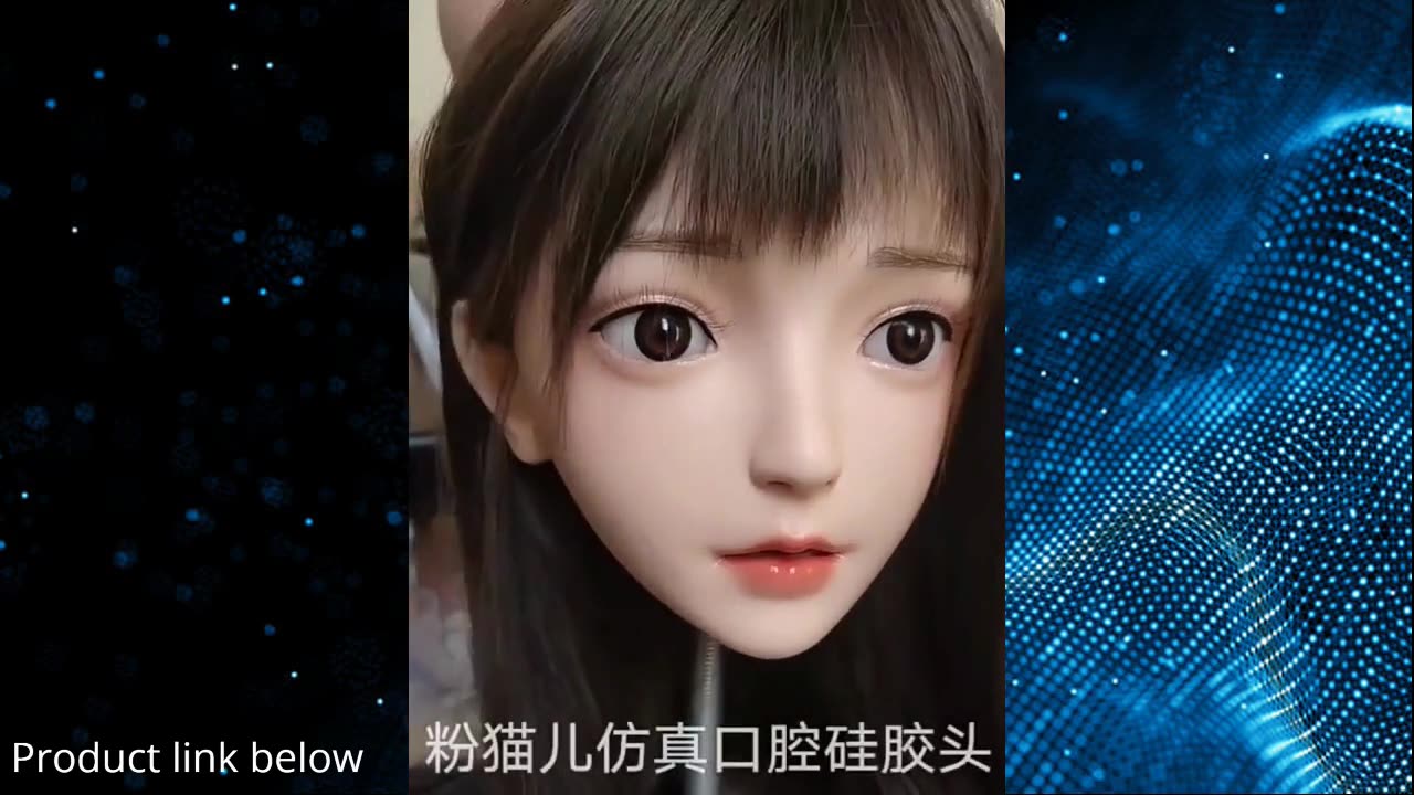 Realistic Silicone Female Head Sculpt ROSE 1:1 Scale | Custom Makeup | Oral Feature |