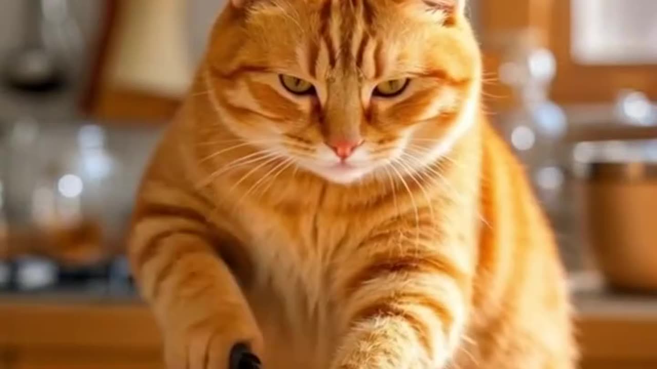 Ai cat animted video