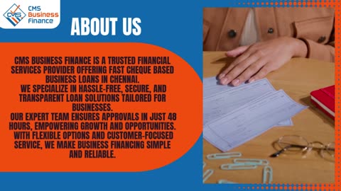 Looking for Fast Cheque Based Business Loans in Chennai with 48-Hour Approval?