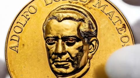 1963 Mexico Gold Adolfo López Mateos Medal – Exclusive Auction