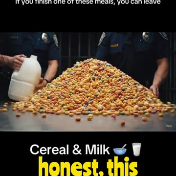 10KG of cereal or you stay on deathrow #cereal #viral #fyp #shorts #reels