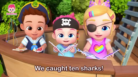 Ten Little Sharks