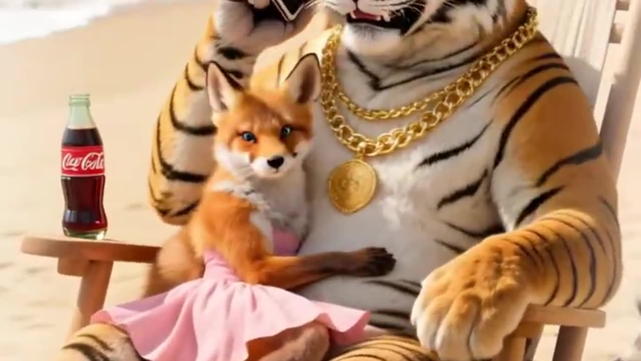 The fat cat exercises to save to save his children
