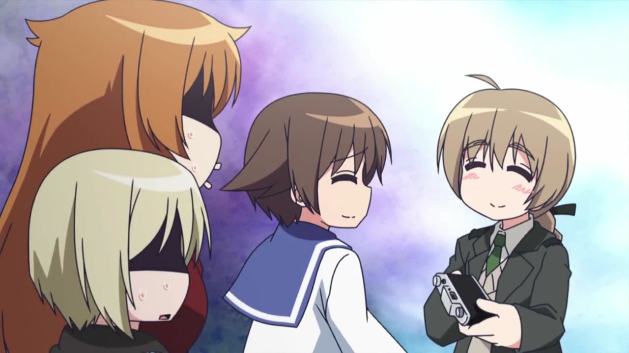 Strike Witches: 501st Joint Fighter Wing Take Off! - Yoshika taking pictures
