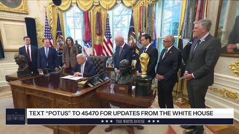 🔴 BREAKING NEWS — President Trump Meets with the White House Task Force on the FIFA World Cup 2026