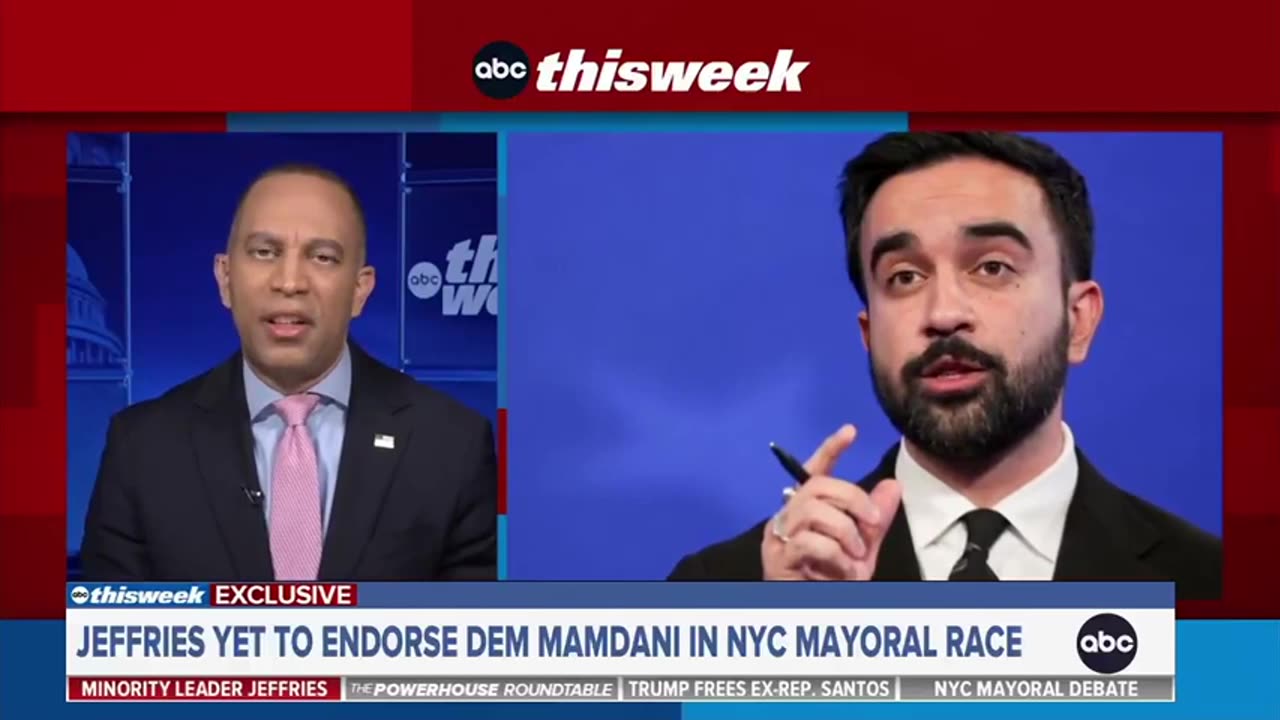 Hakeem Jeffries Wont Say Why He Wont Endorse Mamdani #breakingnews