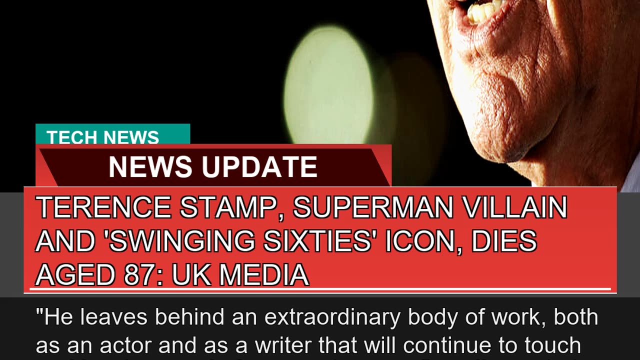 Terence Stamp Superman Villain and Swinging Sixt