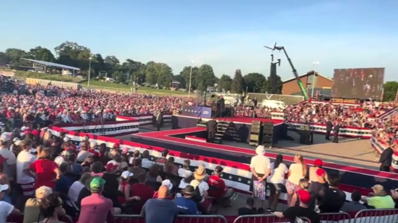 President Trump in Des Moines on 7/3/2025